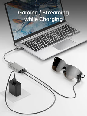 RAYNEO HDMI-C to AR Glasses with Charging Port Adapter