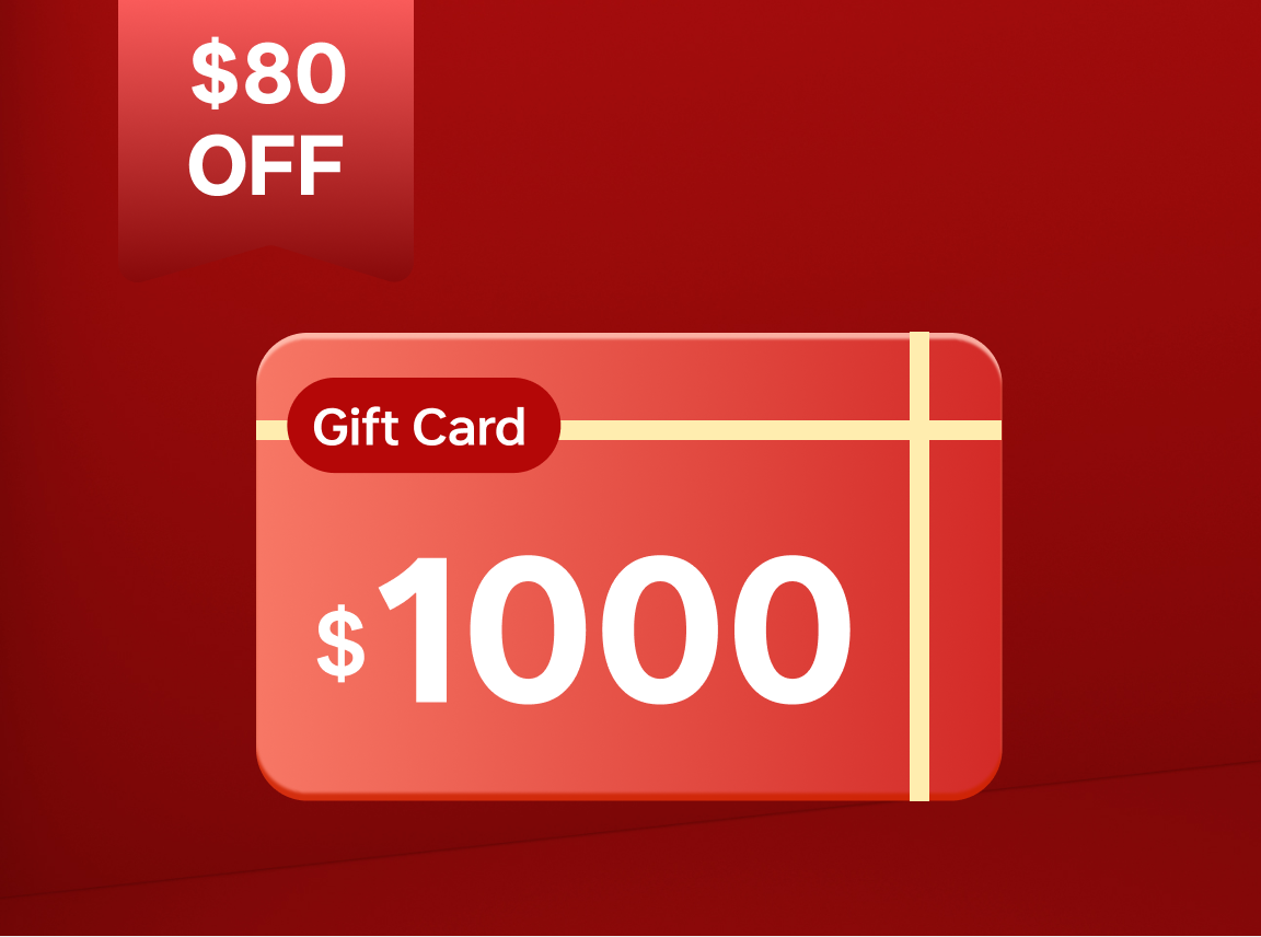 $1000 Gift Card 🎁 Discount Auto-Applied at Checkout